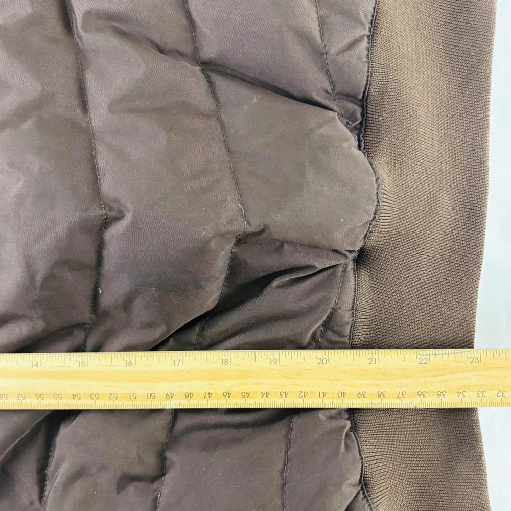 The North Face 600 Down Puffer Jacket Brown RECCO Ski Snowboard Women's Small